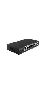 6-Port Gigabit Smart Cloud Managed PoE Switch (RG-ES206GC-P)